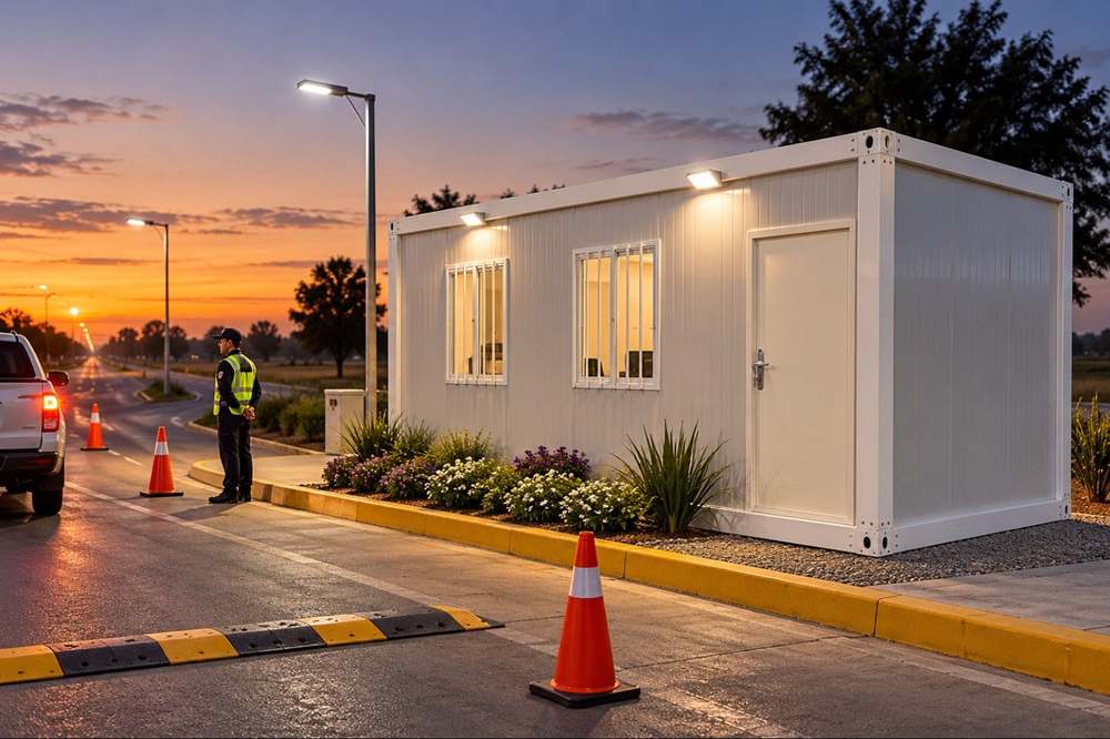 Uso · Garita de acceso a la ciudad